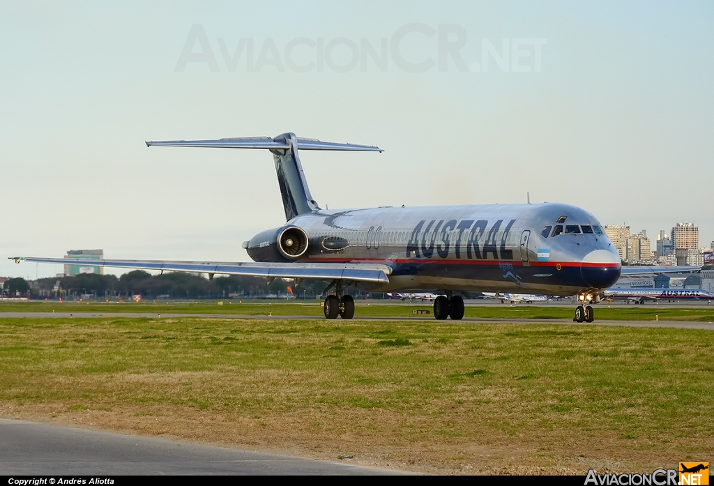 LV-BXA - McDonnell Douglas MD-88 - Austral Líneas Aéreas