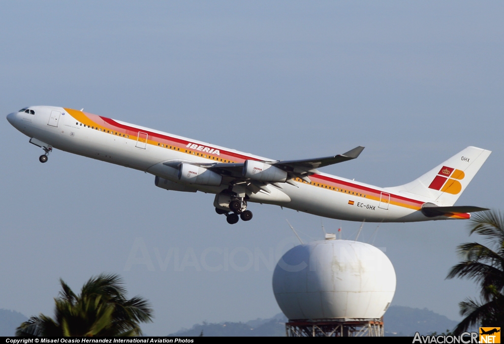 EC-GHX - Airbus A340-313X - Iberia