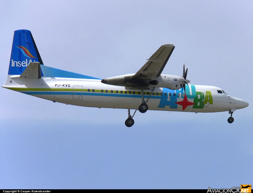 PJ-KVG - Fokker 50 - Insel Air Aruba