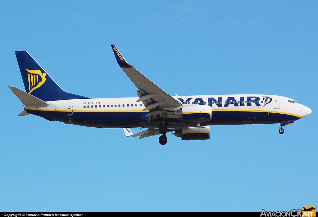 EI-EKC - Boeing 737-8AS - Ryanair