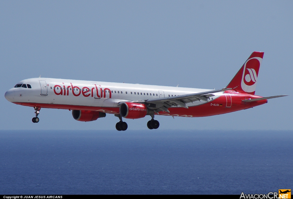 D-ALSA - Airbus A321-211 - Air Berlin