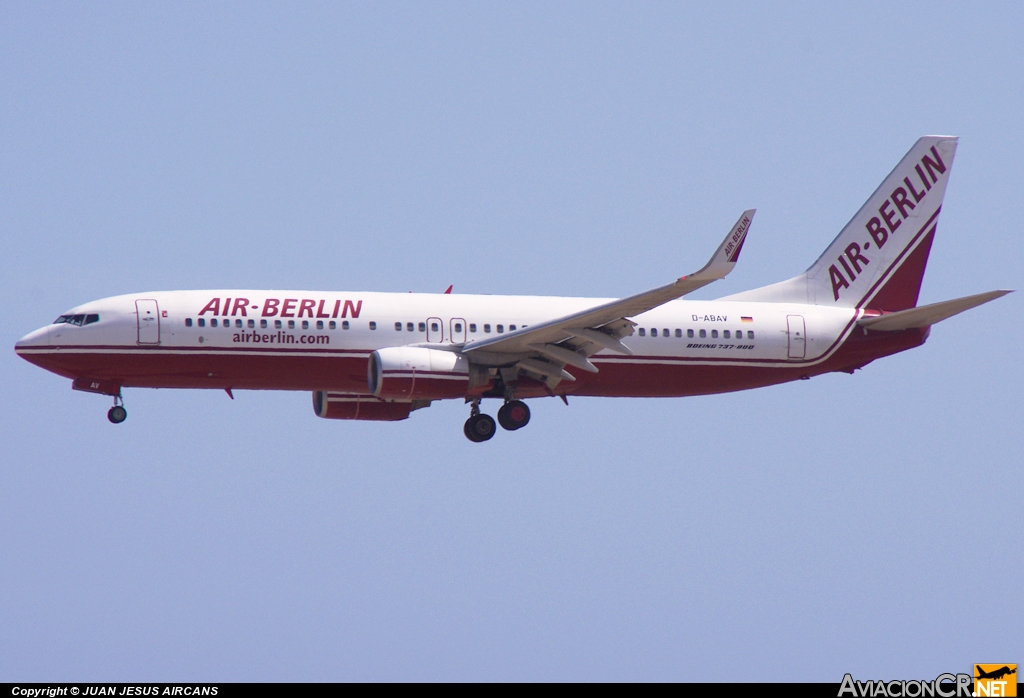 D-ABAV - Boeing 737-86J - Air Berlin