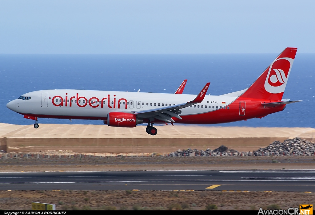 D-ABKL - Boeing 737-86J - Air Berlin