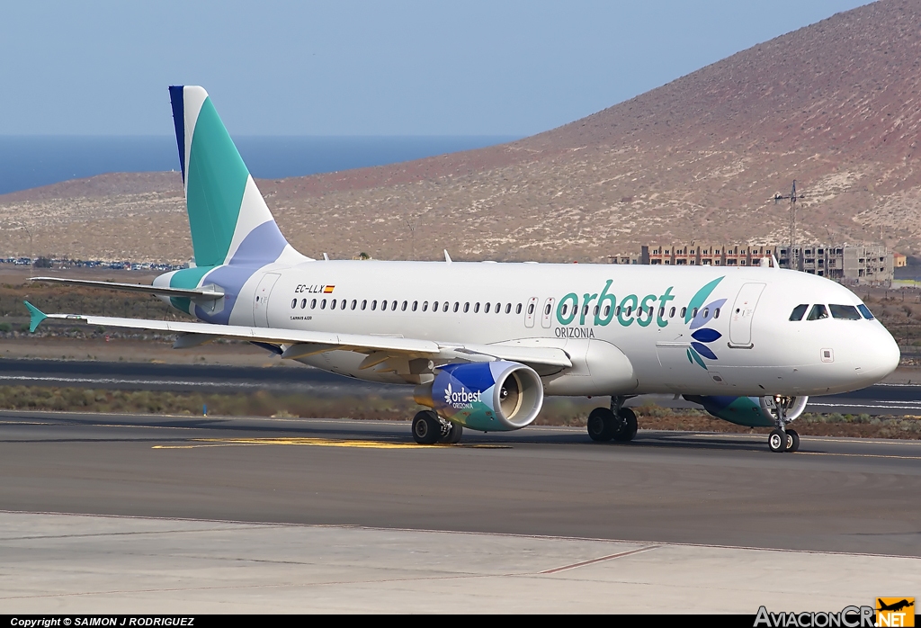 EC-LLX - Airbus A320-214 - Orbest