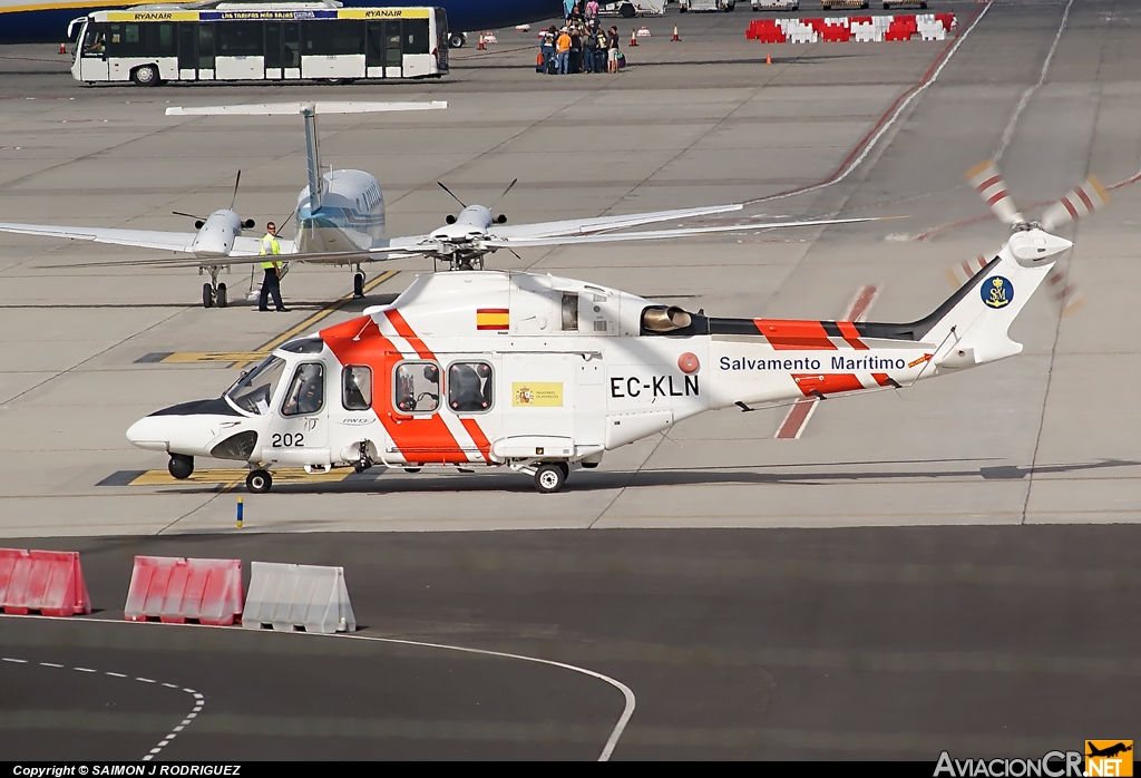 EC-KLN - Agusta Westland AW139 - Salvamento Marítimo (ESPAÑA)