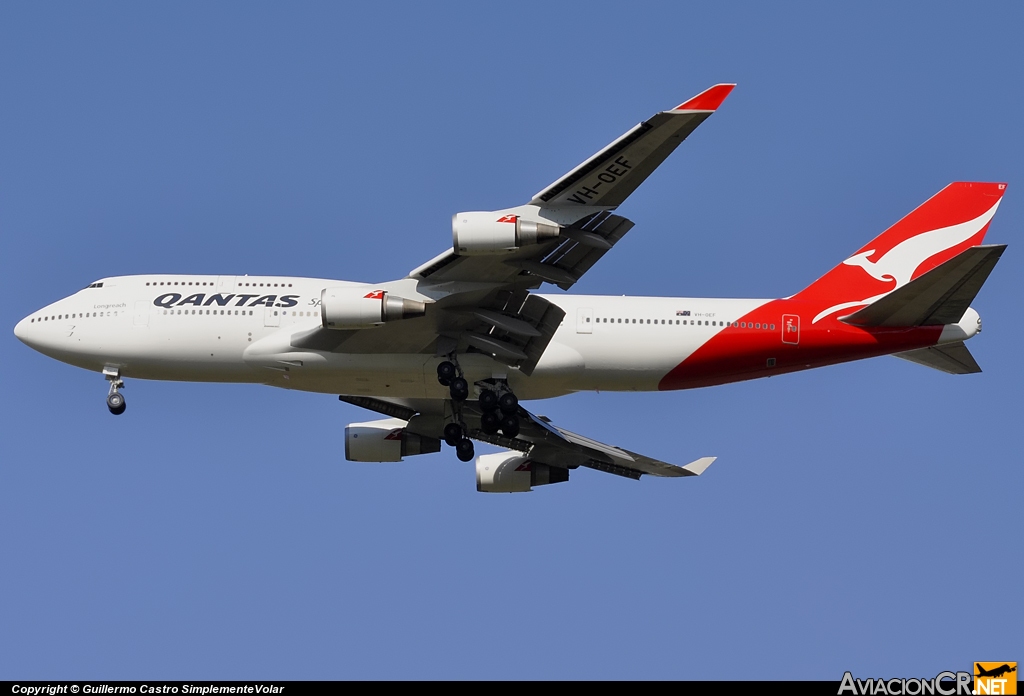 VH-OEF - Boeing 747-438/ER - Qantas