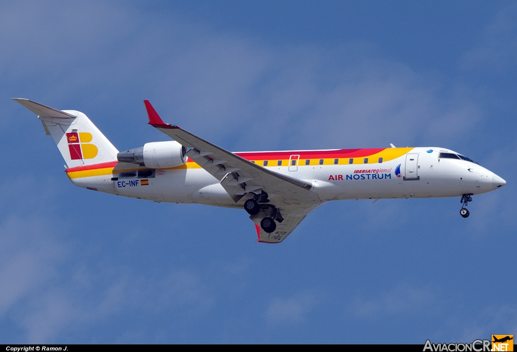 EC-INF - Bombardier CRJ-200ER - Air Nostrum (Iberia Regional)