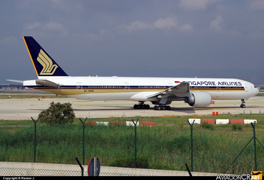 9V-SWG - Boeing 777-312/ER - Singapore Airlines