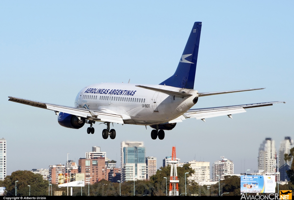 LV-BOT - Boeing 737-505 - Aerolineas Argentinas