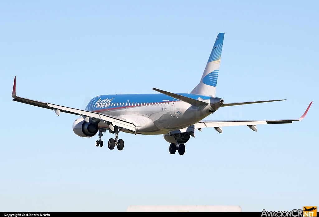 LV-CHS - Embraer 190-100IGW - Austral Líneas Aéreas