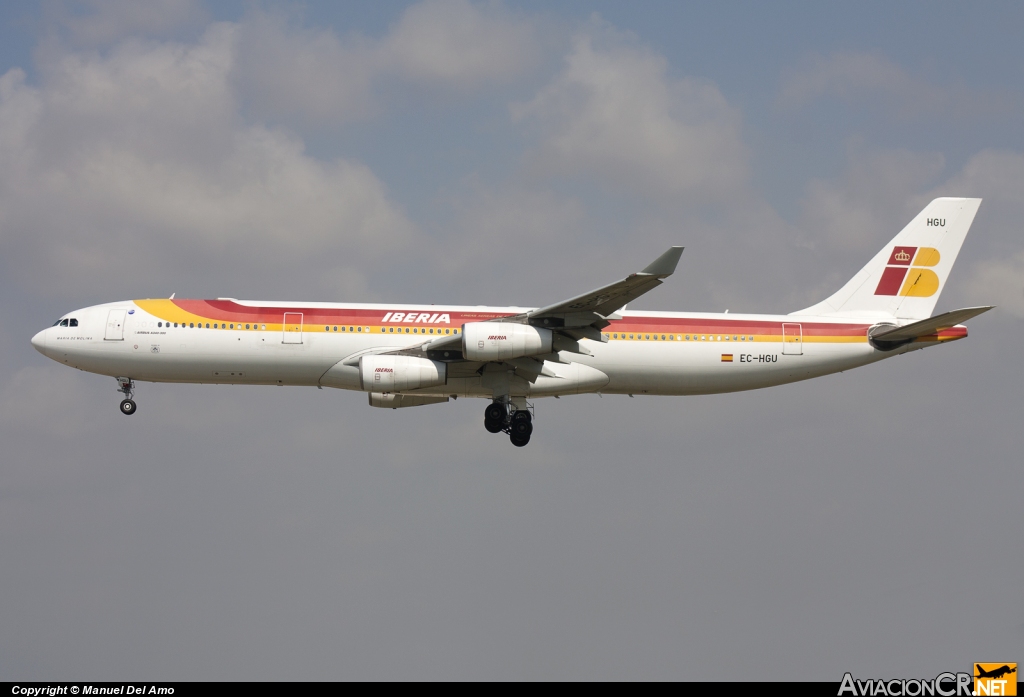 EC-HGU - Airbus A340-313X - Iberia