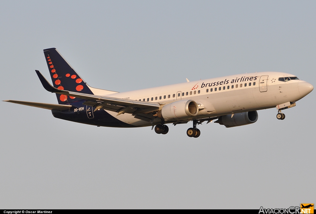 OO-VEH - Boeing 737-36N - Brussels airlines