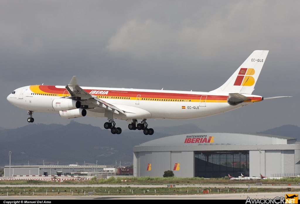 EC-GLE - Airbus A340-313 - Iberia