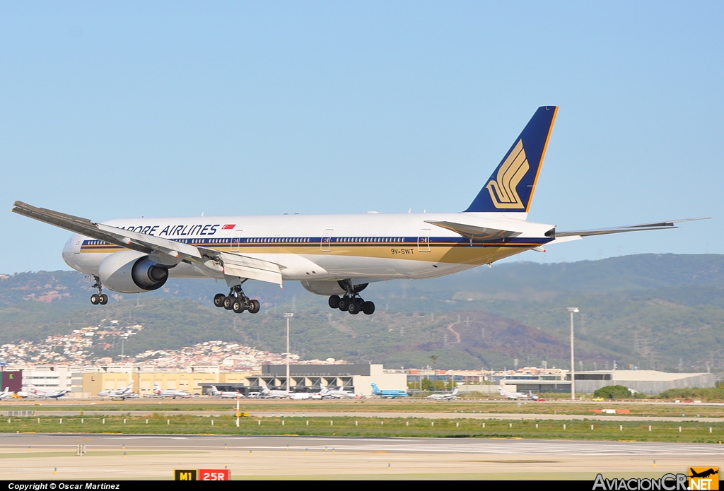 9V-SWT - Boeing 777-312/ER - Singapore Airlines