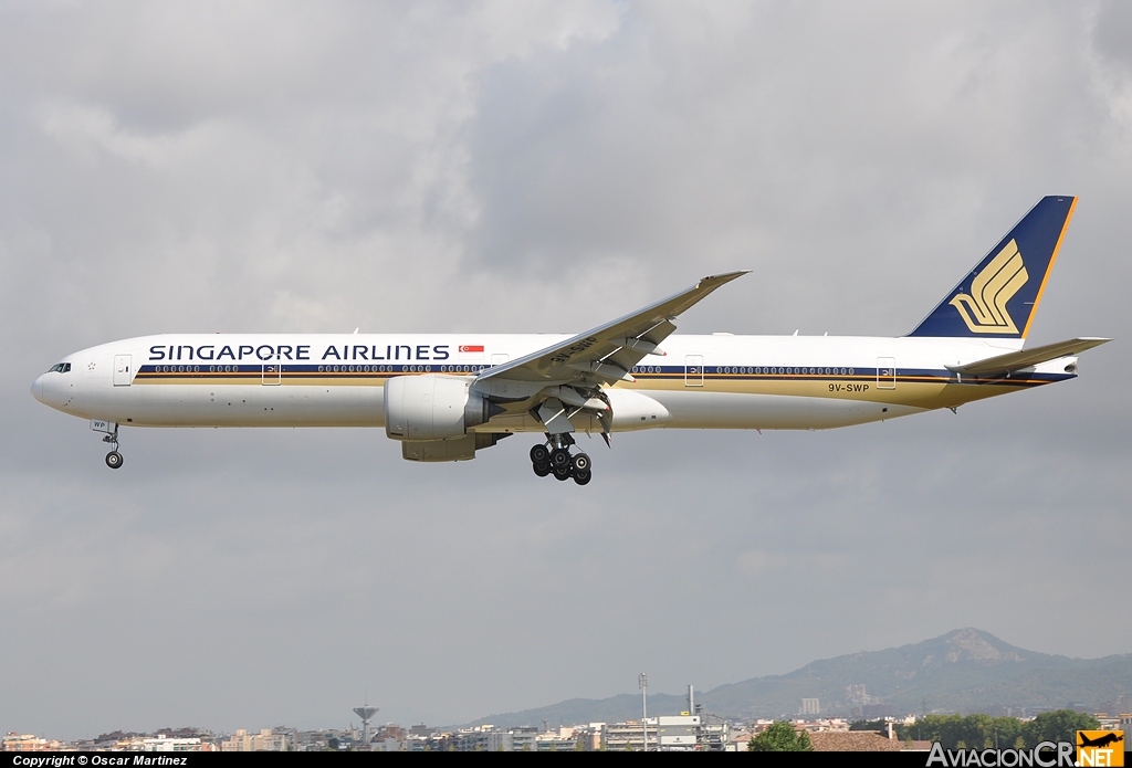 9V-SWP - Boeing 777-312/ER - Singapore Airlines