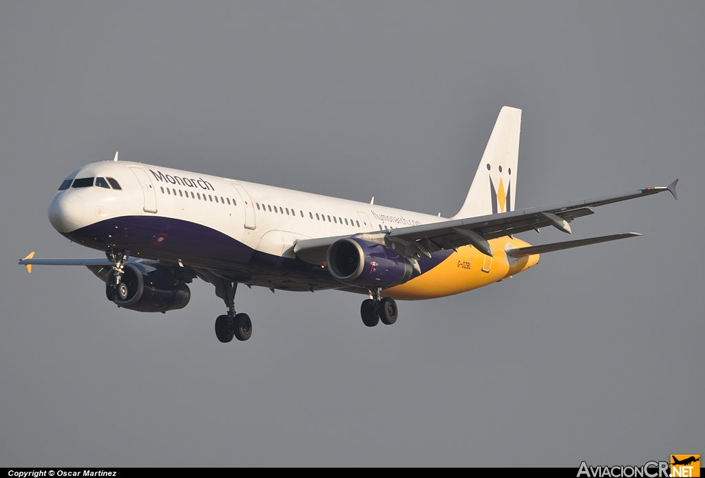 G-OZBL - Airbus 321-231 - Monarch Airlines