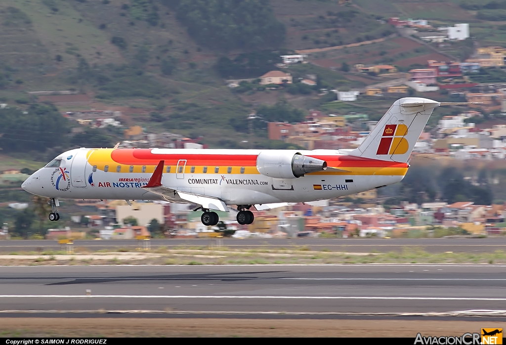 EC-HHI - Bombardier CRJ-200ER - Air Nostrum (Iberia Regional)