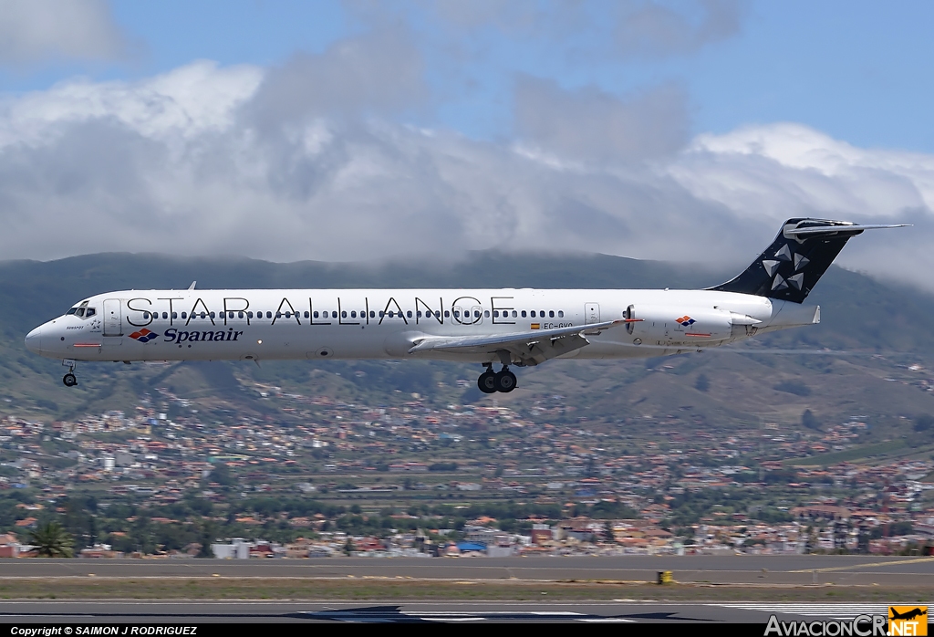 EC-GVO - McDonnell Douglas MD-83 - Spanair