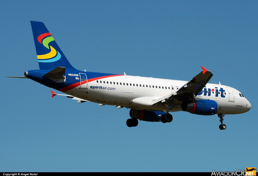 N604NK - Airbus A320-232 - Spirit Airlines
