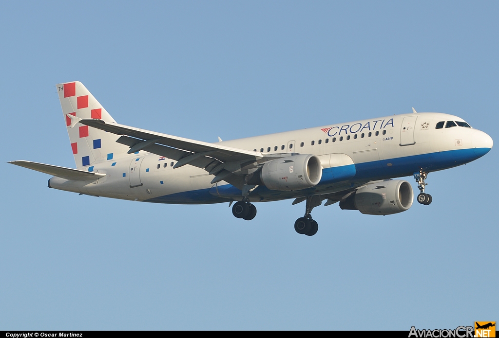 9A-CTH - Airbus A319-112 - Croatia Airlines