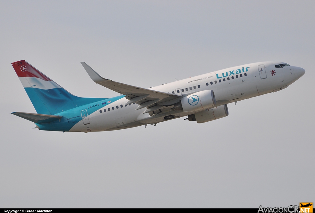 LX-LGS - Boeing 737-7C9 - LUXAIR