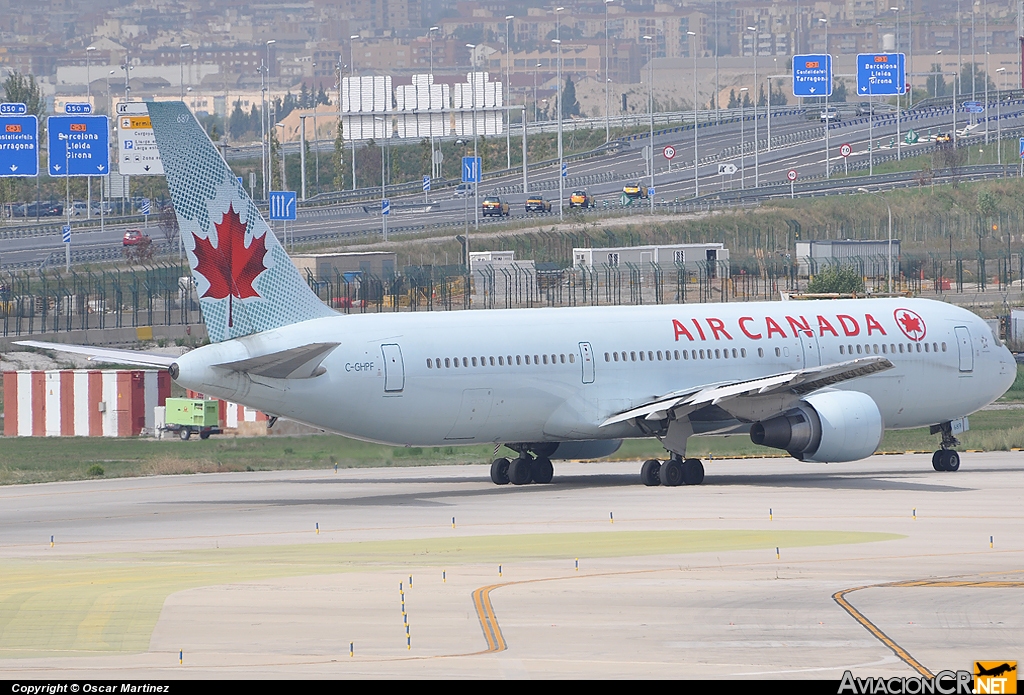 C-GHPF - Boeing 767-3Y0/ER - Air Canada