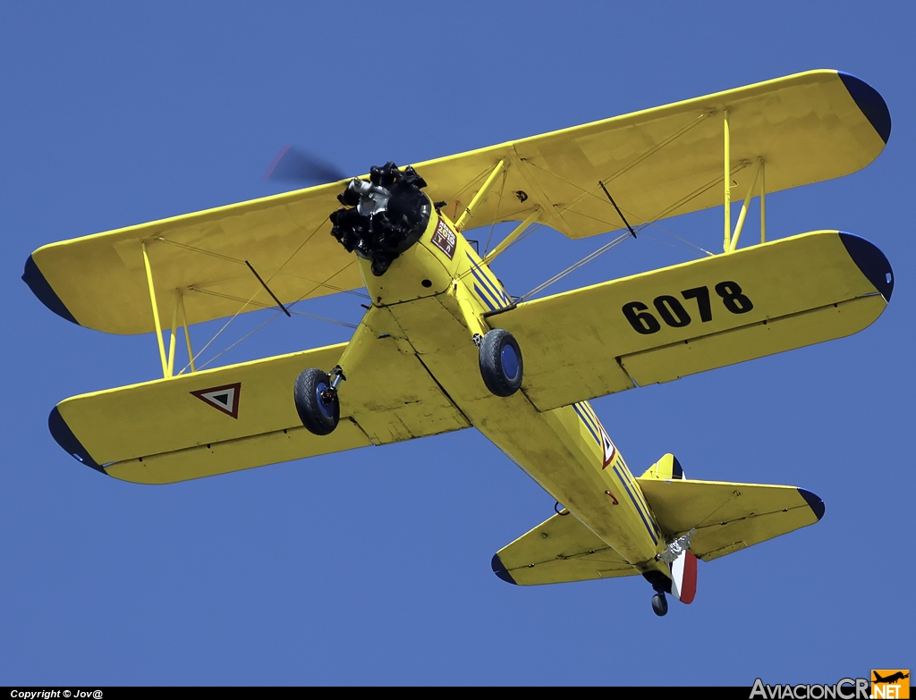 6078 - Boeing Stearman PT-17 Kaydet - México - Fuerza Aerea Mexicana