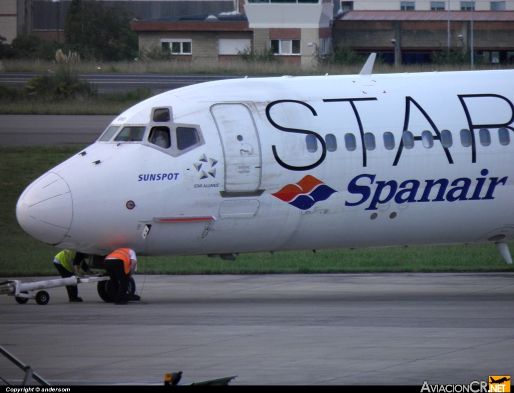 EC-GVO - McDonnell Douglas MD-83 - Spanair