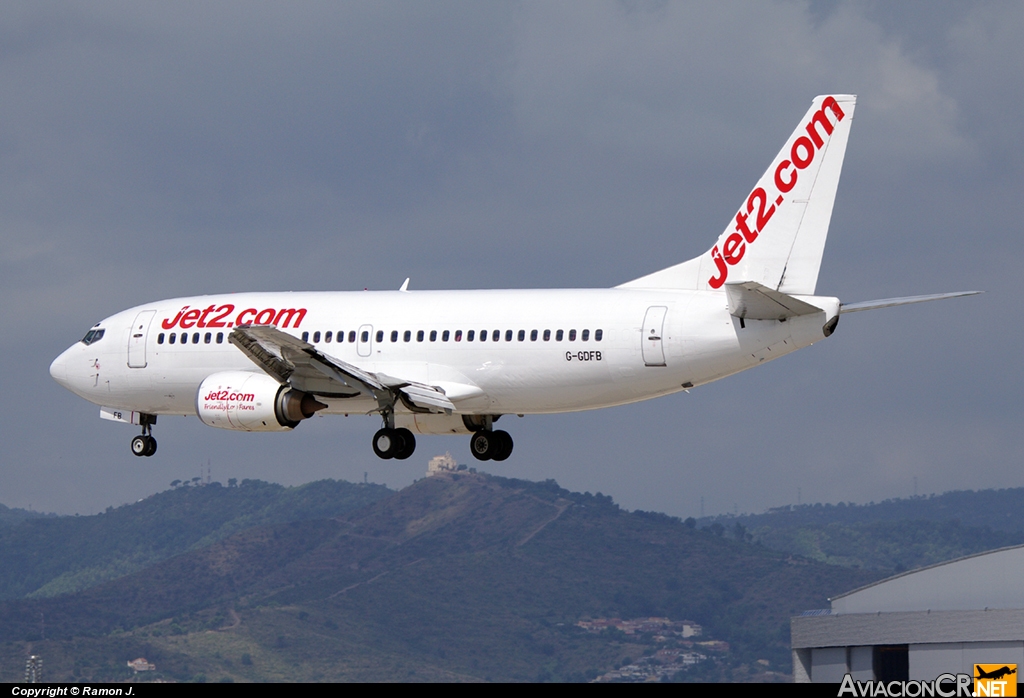 G-GDFB - Boeing 737-33A - Jet2.com