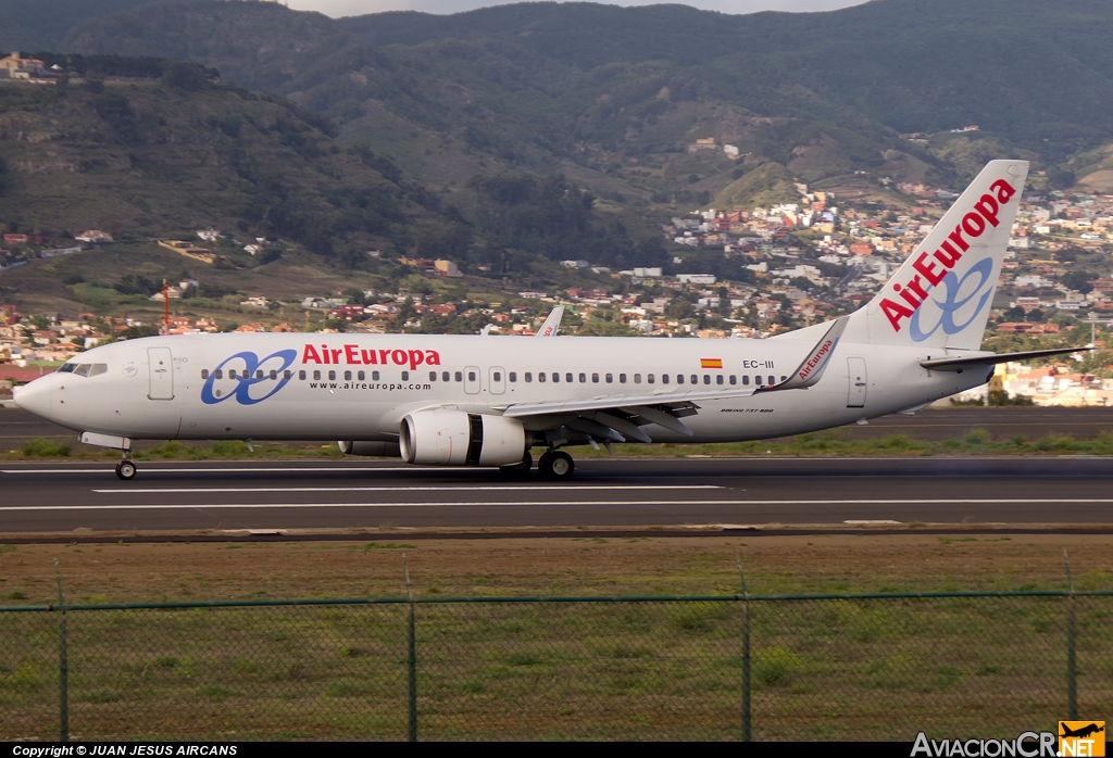 EC-III - Boeing 737-86Q - Air Europa