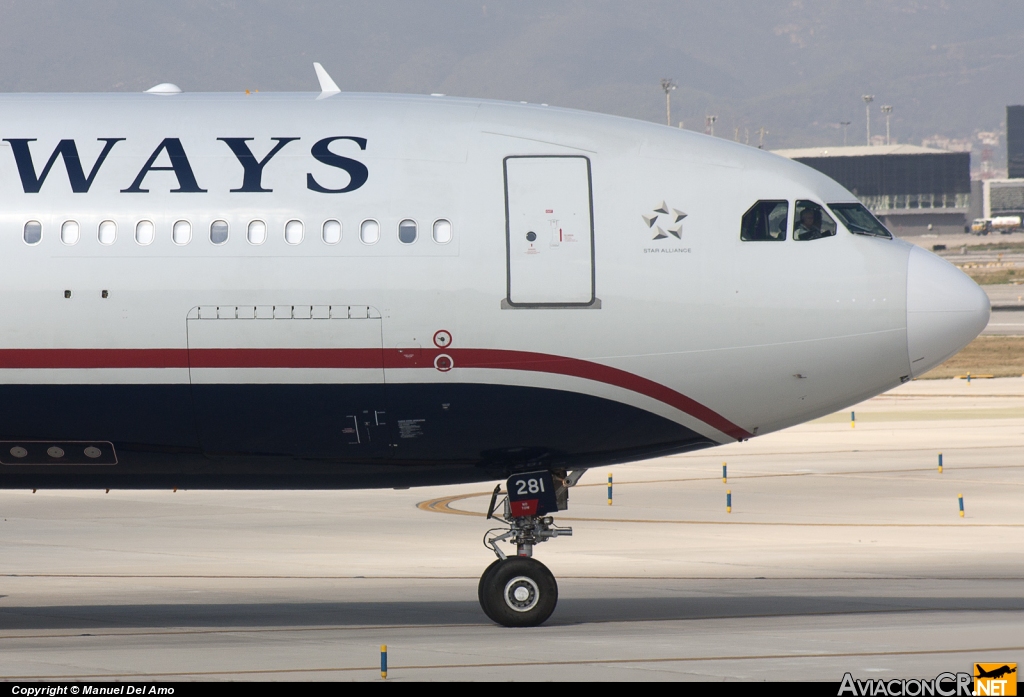 N281AY - Airbus A330-243 - US Airways