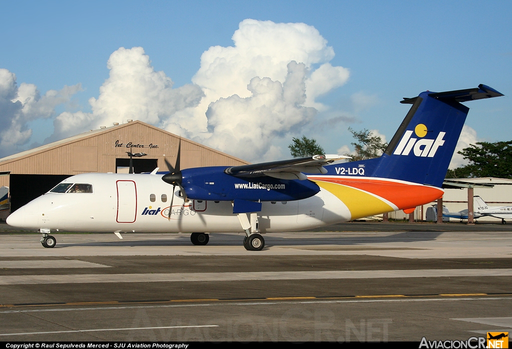 V2-LDQ - De Havilland Canada DHC-8-102 Dash 8 - LIAT CARGO