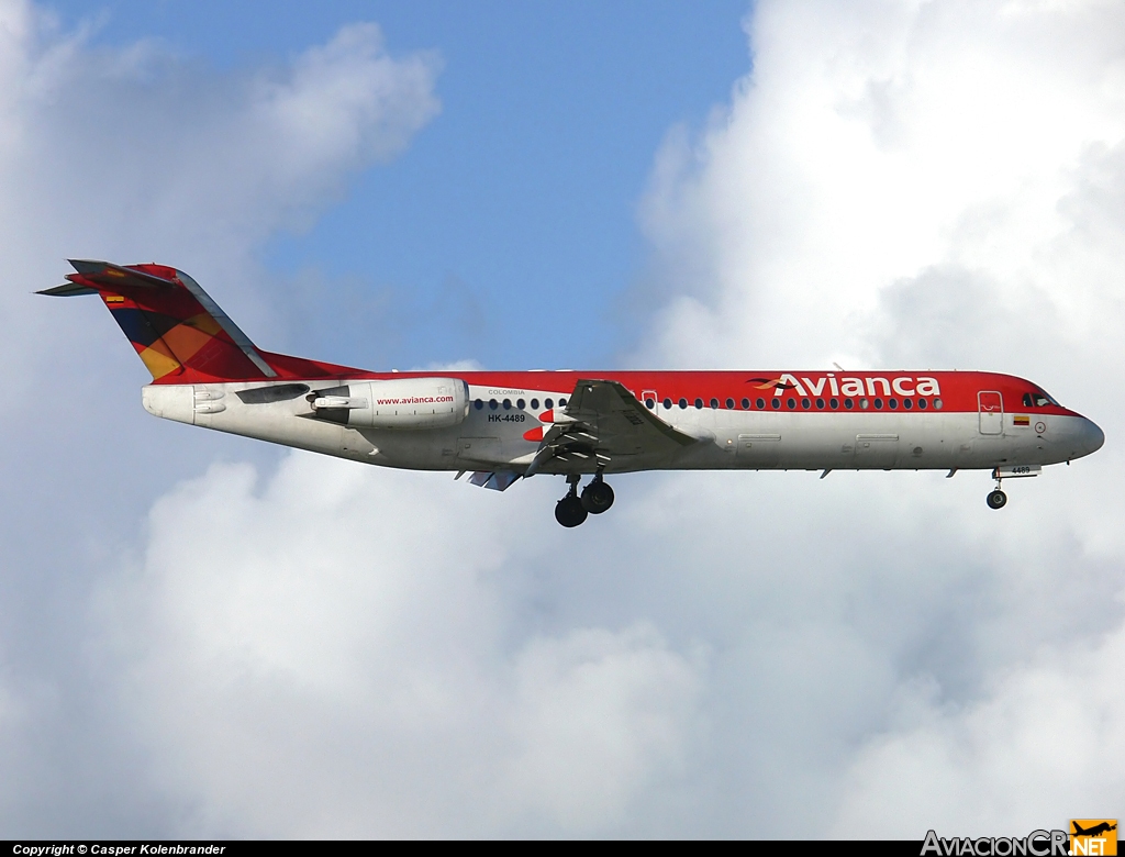 HK-4489 - Fokker 100 - Avianca Colombia