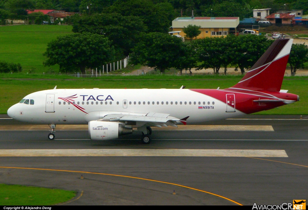 N991TA - Airbus A319-112 - TACA