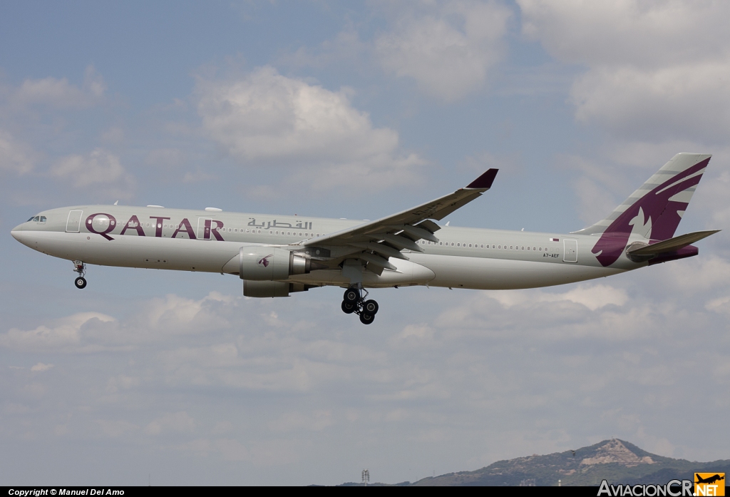 A7-AEF - Airbus A330-302 - Qatar Airways