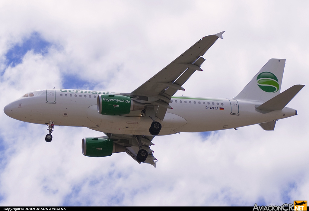 D-ASTA - Airbus A319-112 - Germania