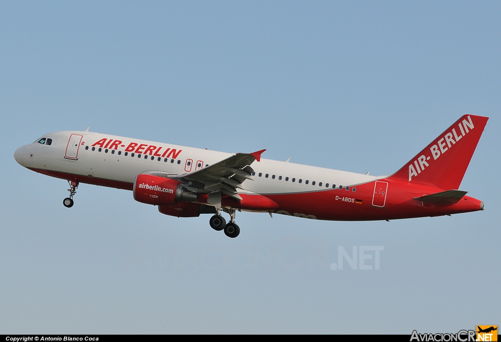 D-ABDS - Airbus A320-214 - Air Berlin