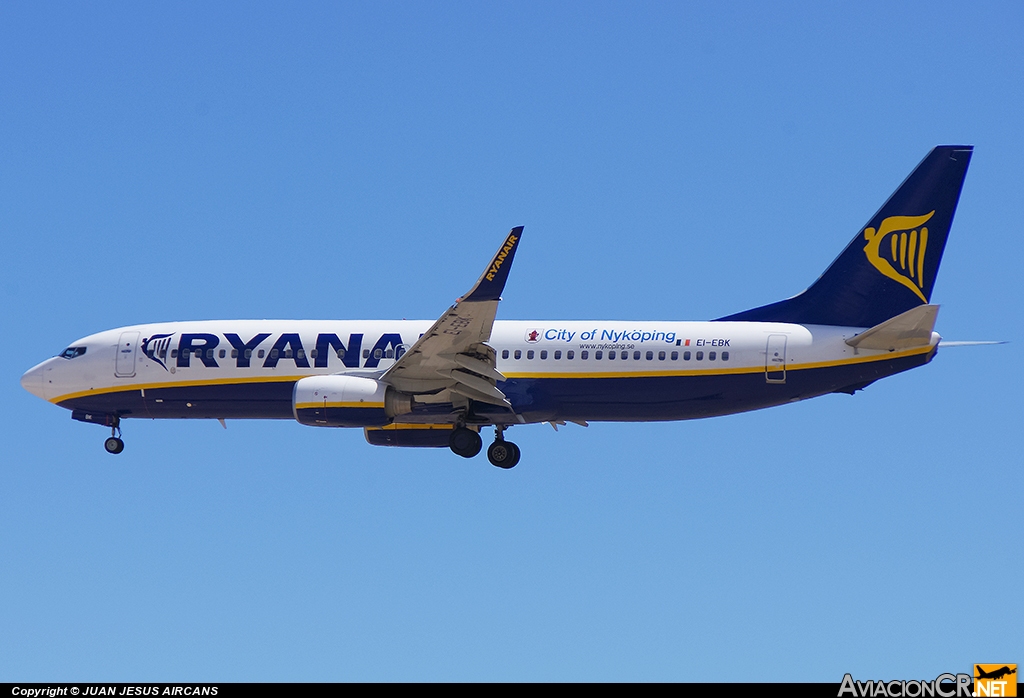 EI-EBK - Boeing 737-8AS - Ryanair