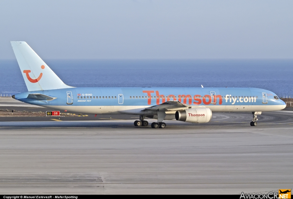 G-BYAO - Boeing	757-204 - Thomsonfly