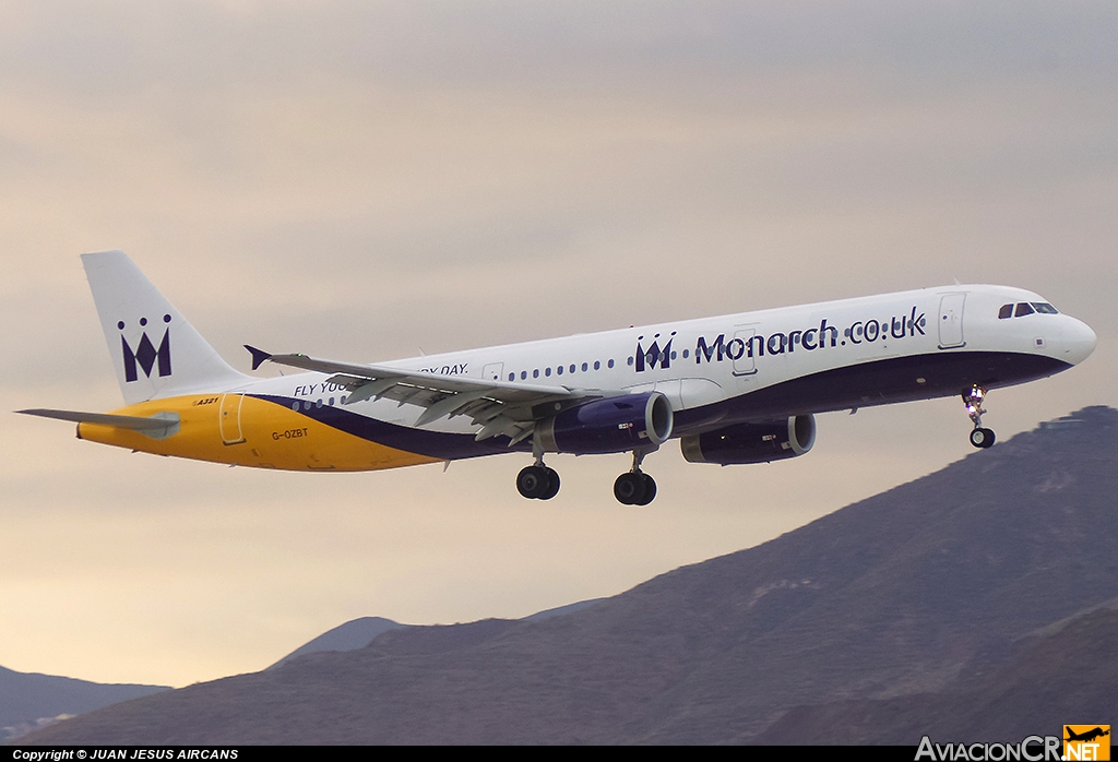 G-OZBT - Airbus A321-231 - Monarch Airlines