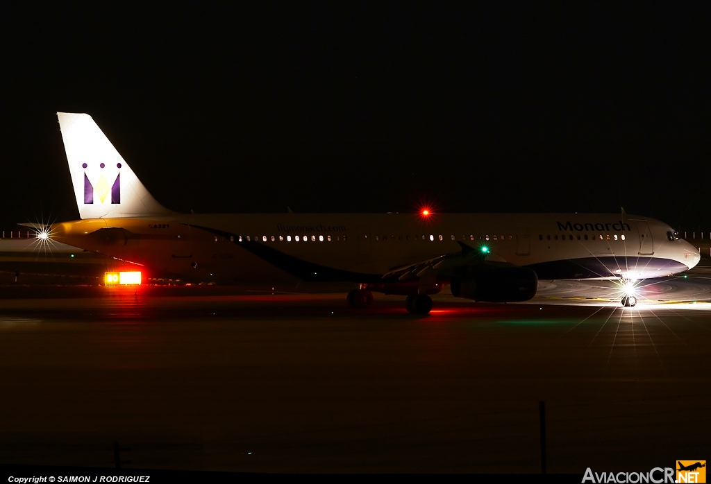 G-OZBT - Airbus A321-231 - Monarch Airlines