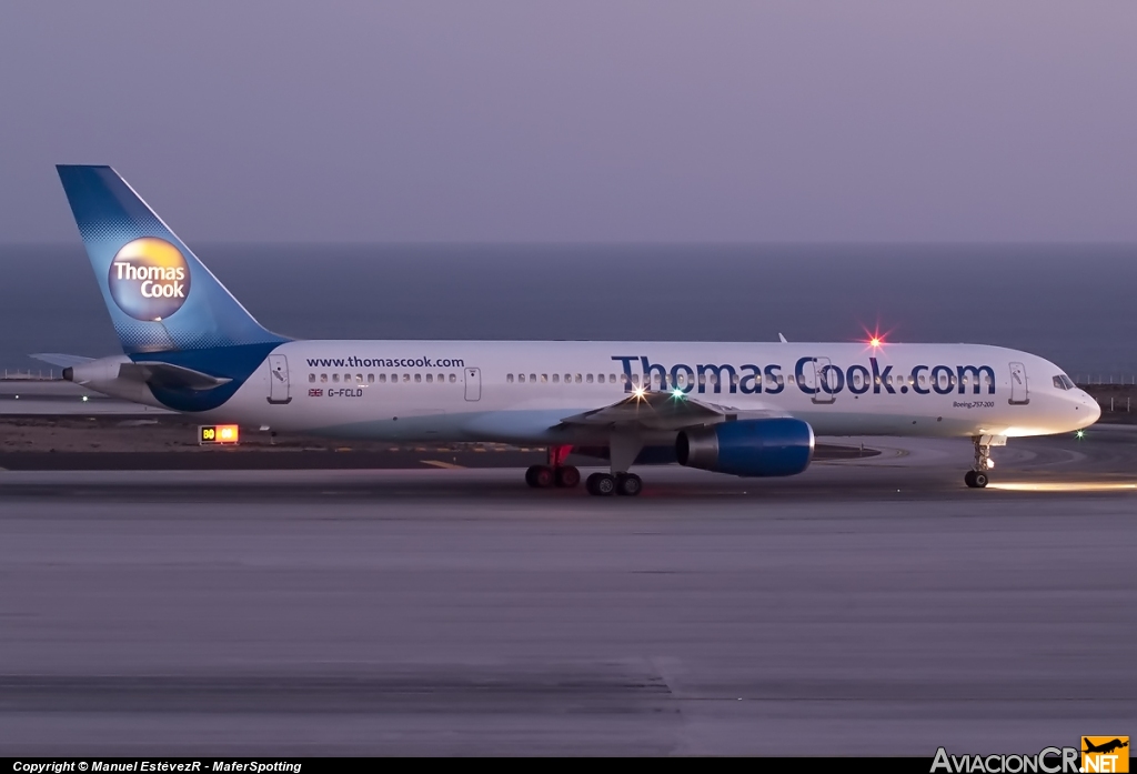 G-FCLD - Boeing 757-25F - Thomas Cook