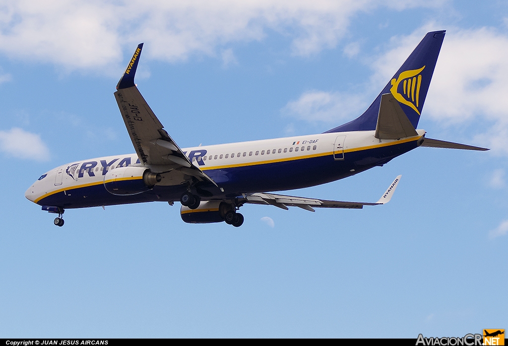 EI-DAF - Boeing 737-8AS - Ryanair