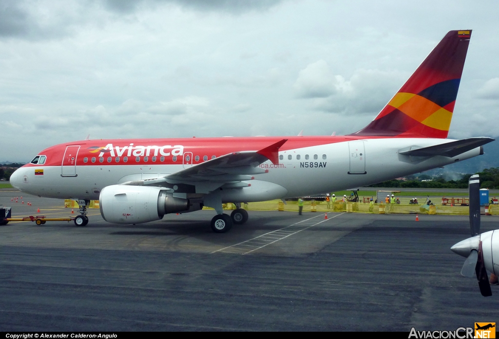 N589AV - Airbus A318-111 - Avianca