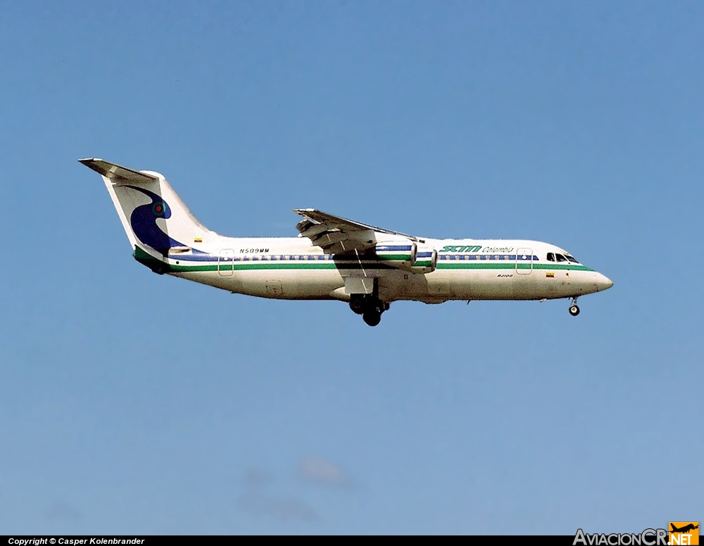 N509MM - British Aerospace Avro RJ100 - Sam Colombia