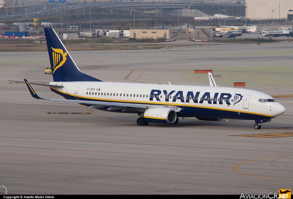 EI-EKY - Boeing 737-8AS - Ryanair