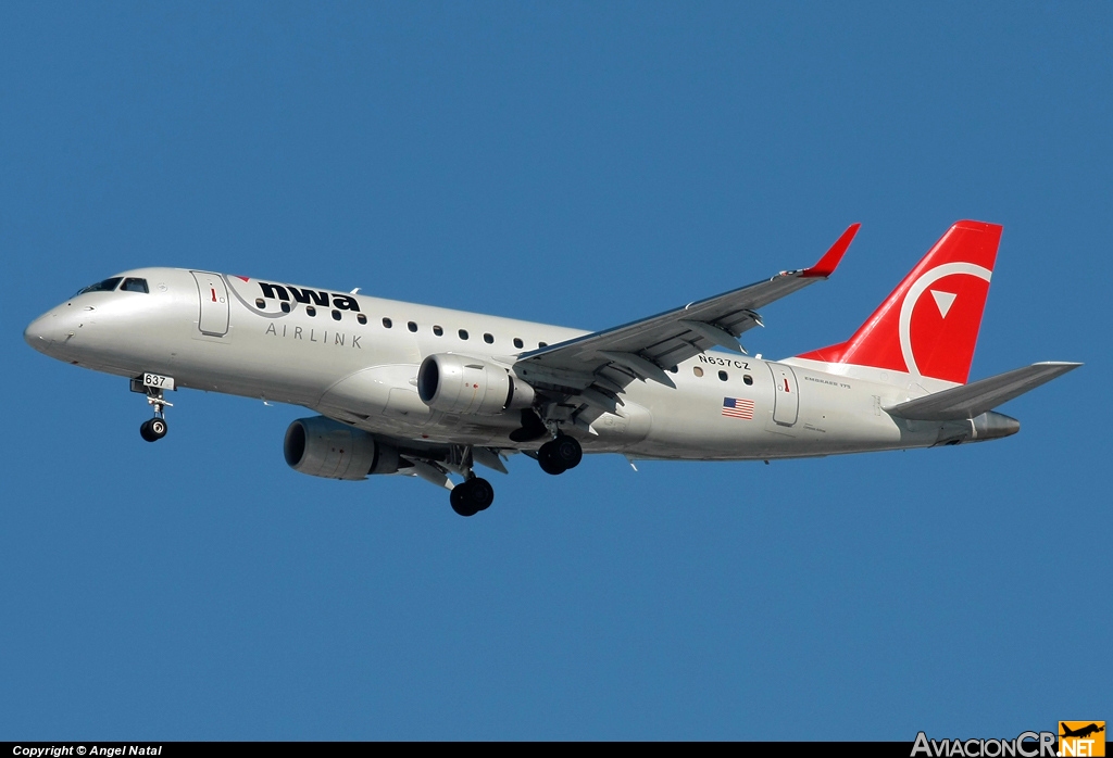 N637CZ - Embraer 170-200LR - Northwest Airlink (Compass Airlines)