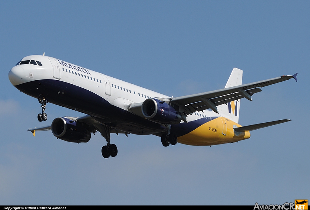 G-OZBI - Airbus A321-231 - Monarch Airlines