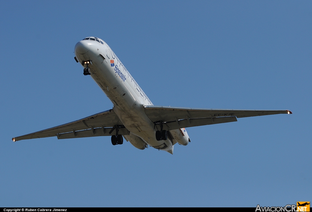 EC-KJE - McDonnell Douglas MD-87 (DC-9-87) - Spanair