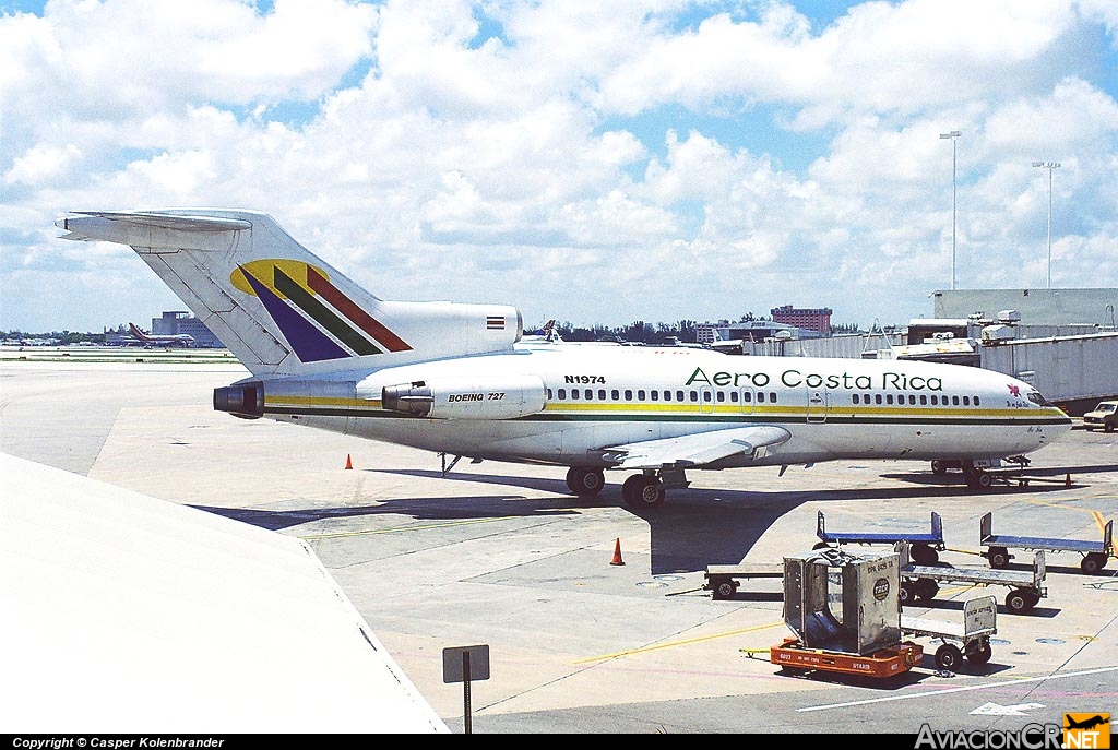 N1974 - Boeing 727-23 - Aero Costa Rica